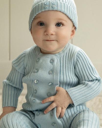 Baby and Toddler Sweater Rib Footie : Color: Pink