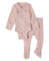 2 Piece Baby and Toddler "Hot Air Balloon" Striped Modal Blend Bodysuit Set : Color: Pink