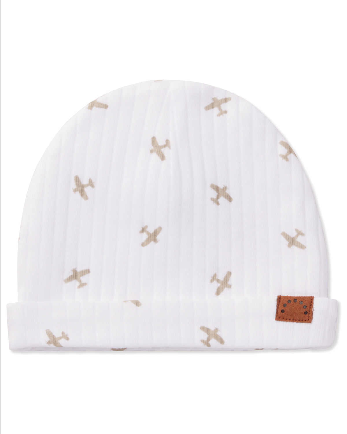 3 Piece Baby Boys "Airplane" Ribbed Cotton Rich Footie Set : Color: Winter White