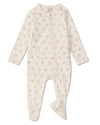 Baby and Toddler "Love is Home" Cotton Blend Zippered Footie : Color: Pink