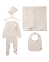 4 Piece Baby Boys "Lighthouse" Rayon Blend Pointelle Footie Set : Color: Winter White