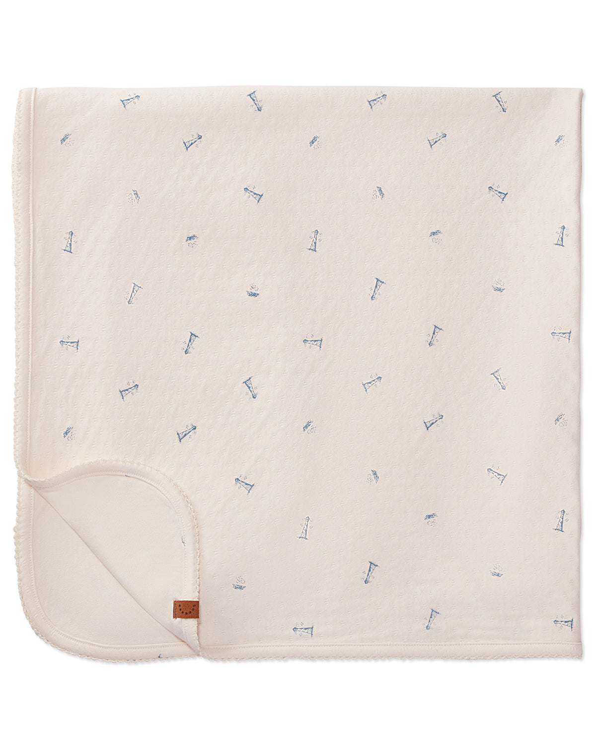 4 Piece Baby Boys "Lighthouse" Rayon Blend Pointelle Footie Set : Color: Winter White