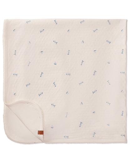 4 Piece Baby Boys "Lighthouse" Rayon Blend Pointelle Footie Set : Color: Winter White