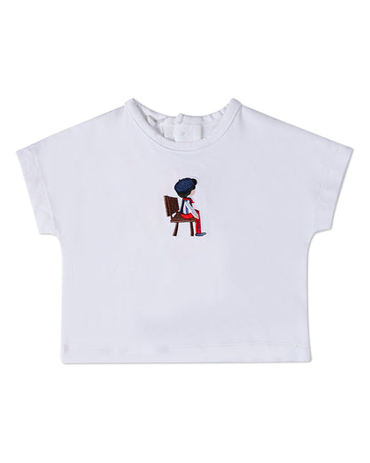 2 Piece Baby and Toddler Boys "The Boy's Favorite Seat" Bloomer Set