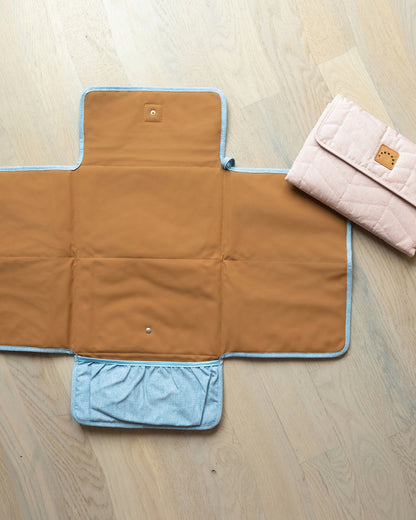 Quilted Diaper Changing Clutch Purse : Color: Pink