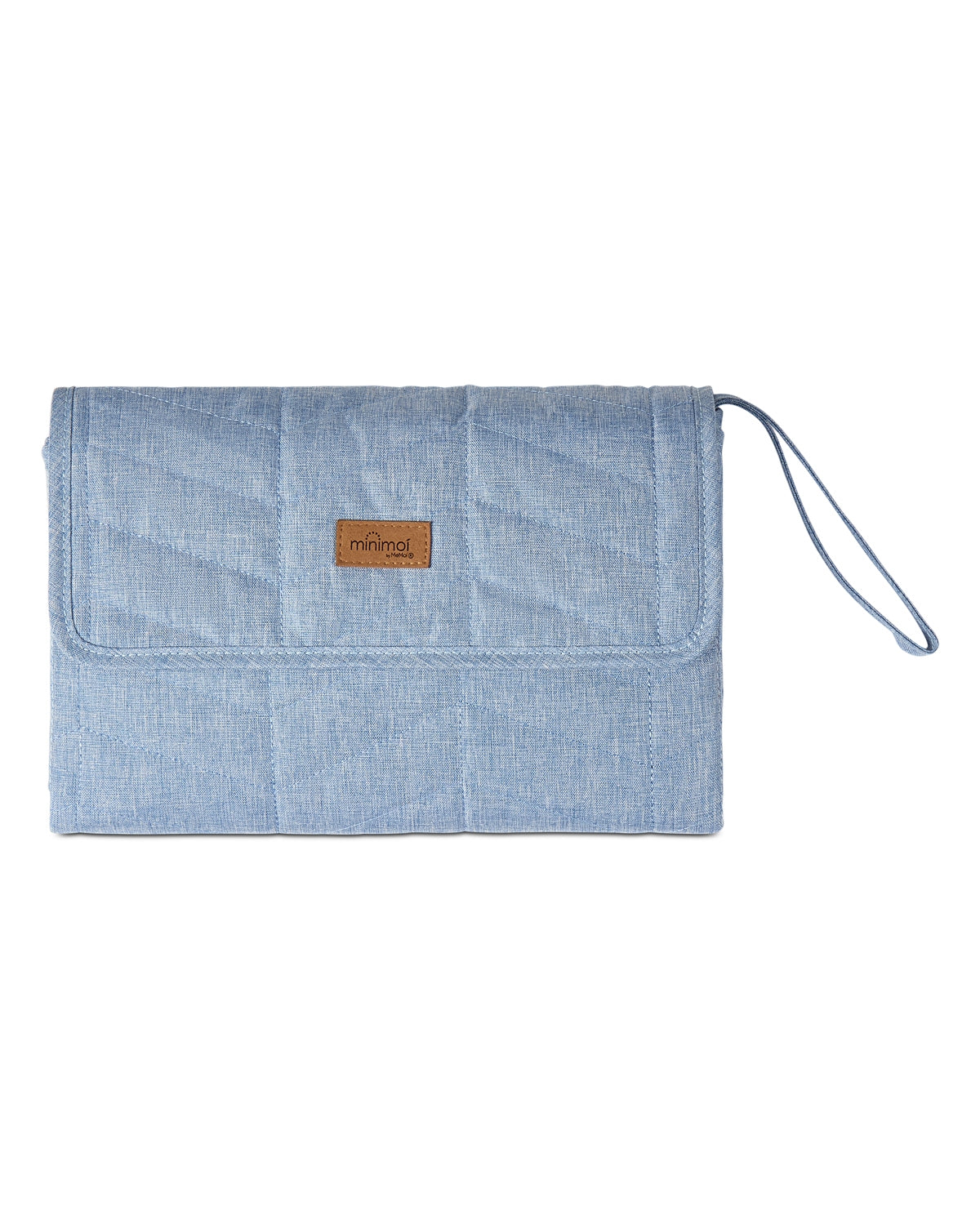 Quilted Diaper Changing Clutch Purse : Color: Blue