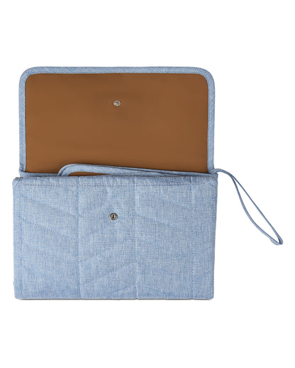 Quilted Diaper Changing Clutch Purse : Color: Pink