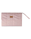 Quilted Diaper Changing Clutch Purse : Color: Pink