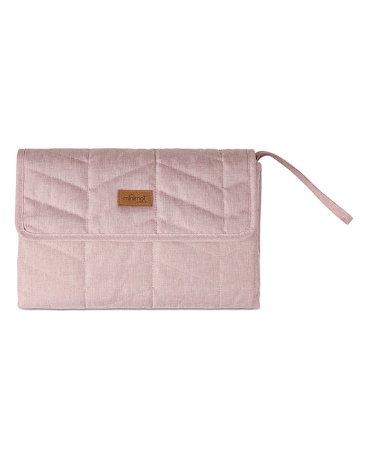 Quilted Diaper Changing Clutch Purse : Color: Pink