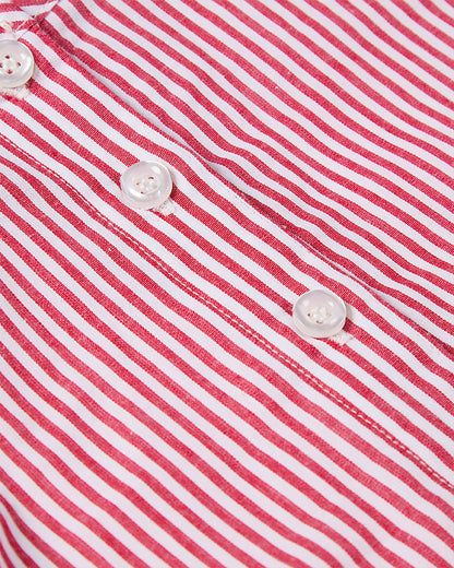 Girls Striped/Solid "The Girl's Favorite Purse" Cotton-Rich A-Line Dress