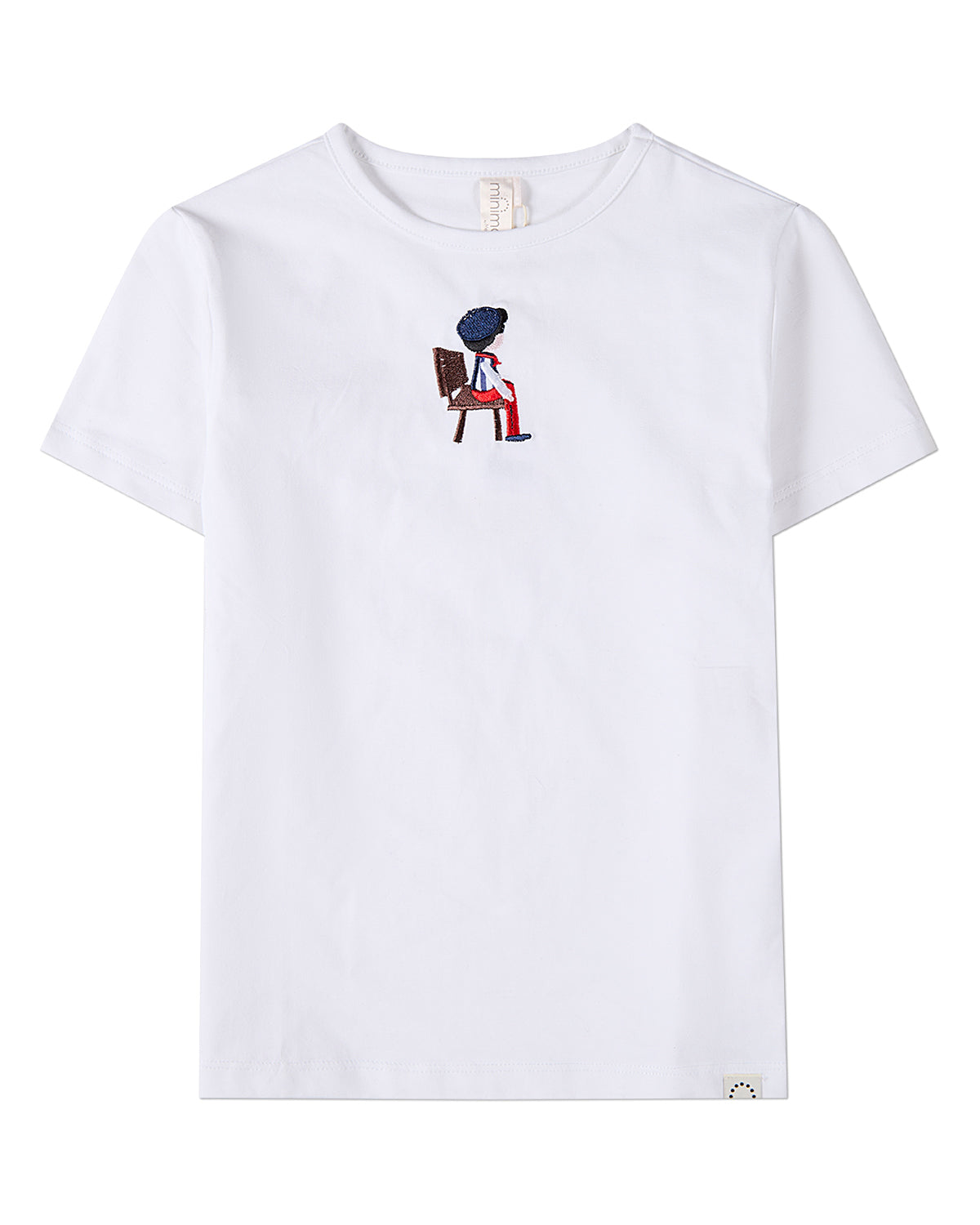 Boys Embroidered "The Boy's Favorite Seat" Cotton-Rich Short-Sleeve T-Shirt