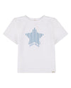 Boys "Petit Etoile" Cotton-Rich Star-Themed Short-Sleeve T-Shirt