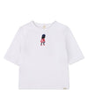 Girls Embroidered "The Girl's Favorite Purse" Cotton-Rich 3/4-Sleeve T-Shirt