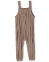 Baby and Toddler Raised 3D Knit 100% Cotton Ribbed Jumpsuit