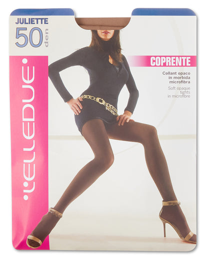 Women's Juliette 50 Denier Matte Microfiber Tights : Color: Naturel