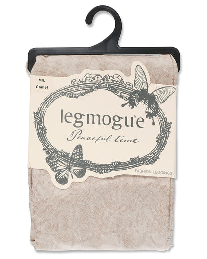 Women's Snodato Marbled Leather Look Leggings : Color: Black