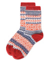 Women's Holiday Wonder Fairisle Soft-fit Crew Socks : Color: Red