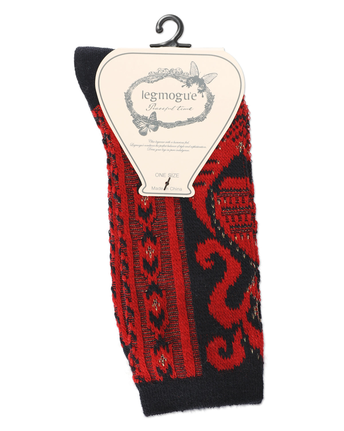 Women's S-Swirl Super Comfi Soft-Fit Crew Sock : Color: Black