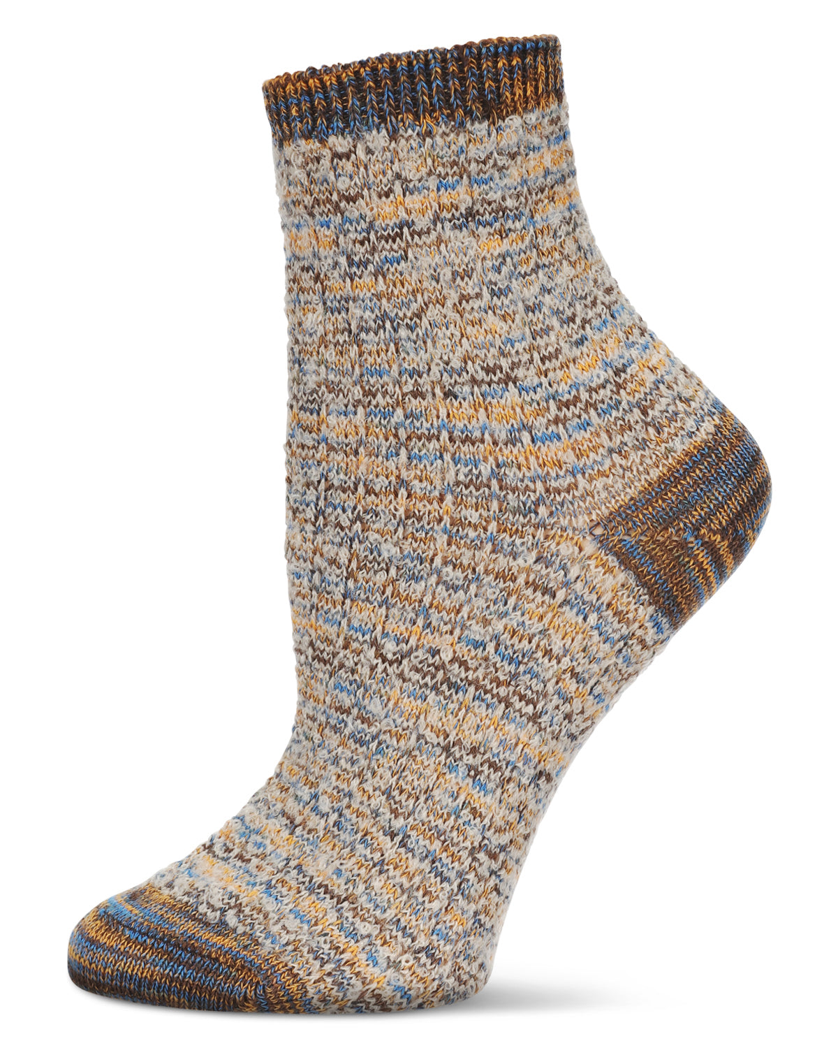 Women's Colorswash Soft-Fit Cotton-Rich Crew Sock : Color: Blue