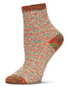 Women's Colorswash Soft-Fit Cotton-Rich Crew Sock : Color: Orange