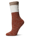 Women's Distinctone Stripe Soft-Fit Wool Blend Crew Socks : Color: Taupe