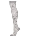 Women's Triple Class Over The Knee Cotton Blend Warm Sock : Color: Gray