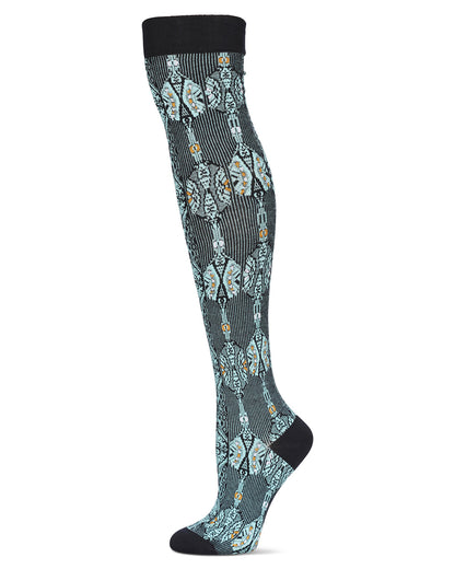 Women's Triple Class Over The Knee Cotton Blend Warm Sock : Color: Navy