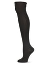 Women's Twister Cable Knit Over The Knee Warm Knit Sock : Color: Black