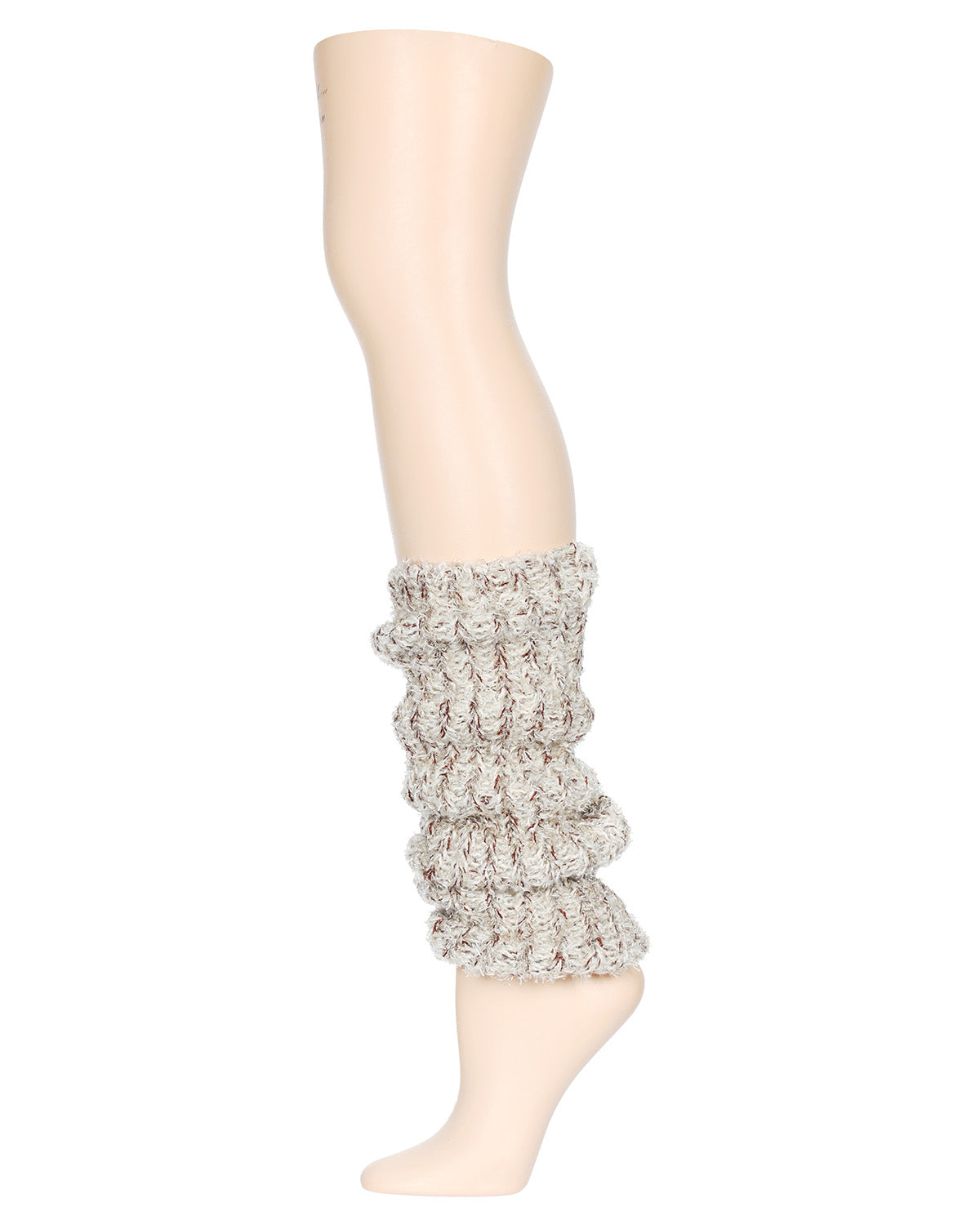 Women's Ursula Ultimate Metallic Mix Knit Legwarmer : Color: Vanilla