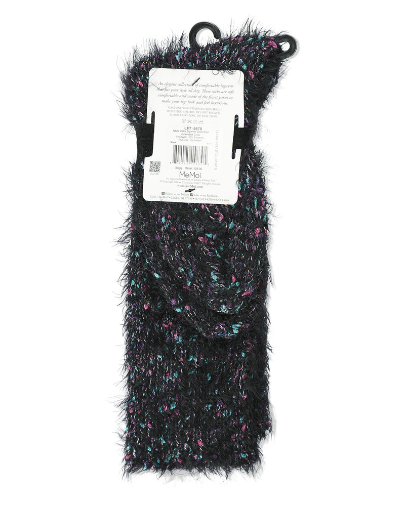 Women's Metallic Snowlight Slouch Multicolor Knit Sock
