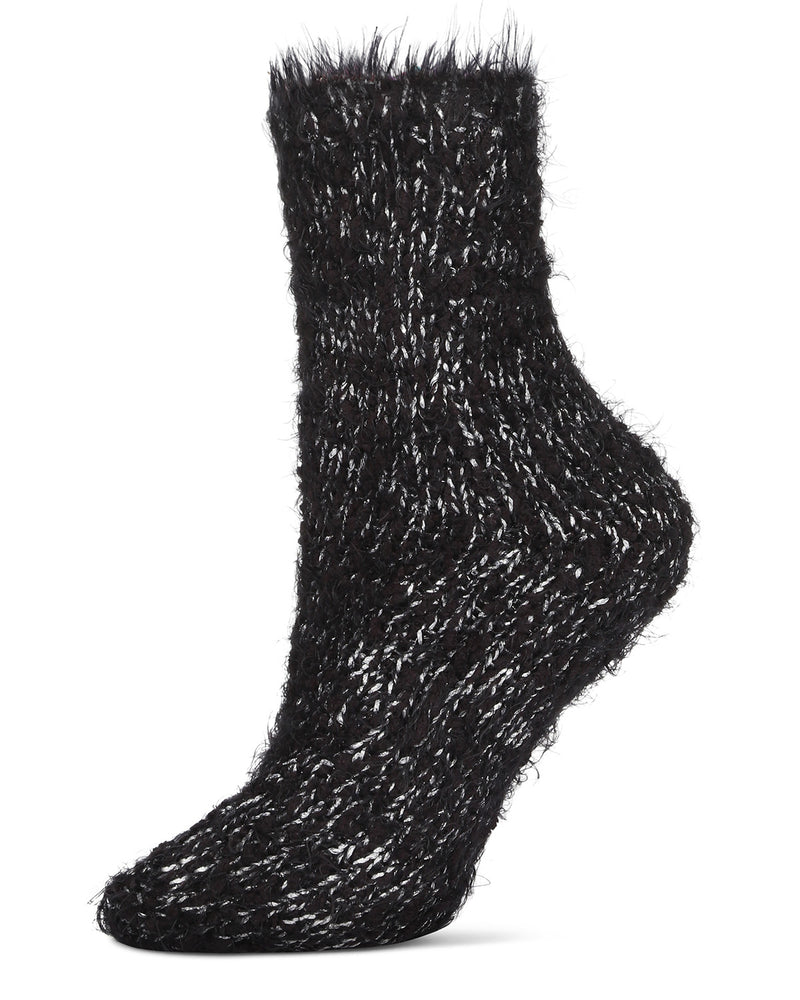 Women's Warm Fuzzy Yarn Classic Crew Sock