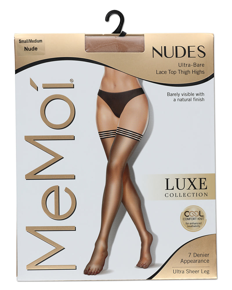 Women's Nudes Ultra Bare Lace Top Thigh Highs