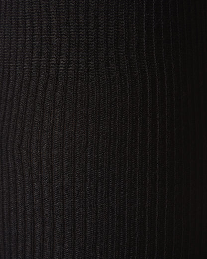 Men's Modal Durable and Flexible Flat Over The Calf Sock : Color: Black