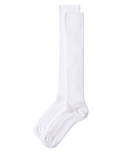 Men's Basic Modal Durable and Flexible Rib Over The Calf Sock : Color: Black