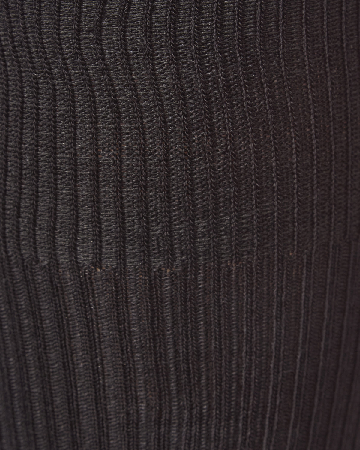 Men's Modal Durable and Flexible Pin Rib Crew Sock : Color: Black