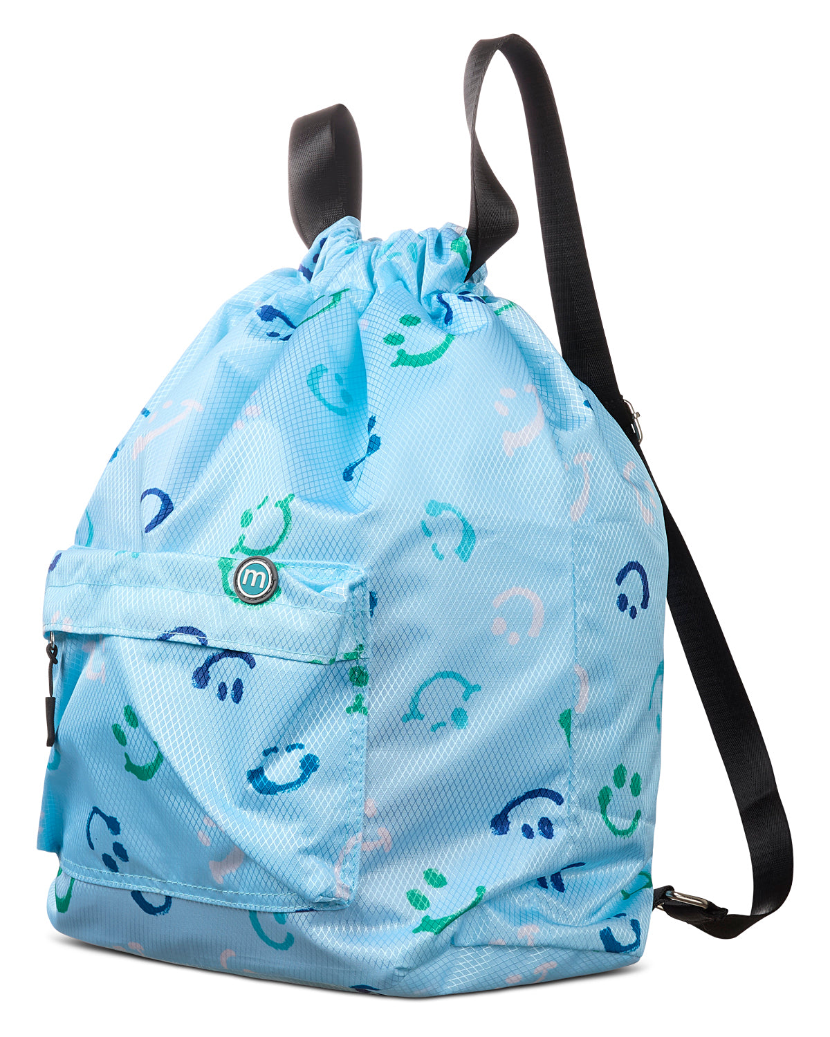 Kids' Graffiti Smiley Bag : Color: Baby Blue