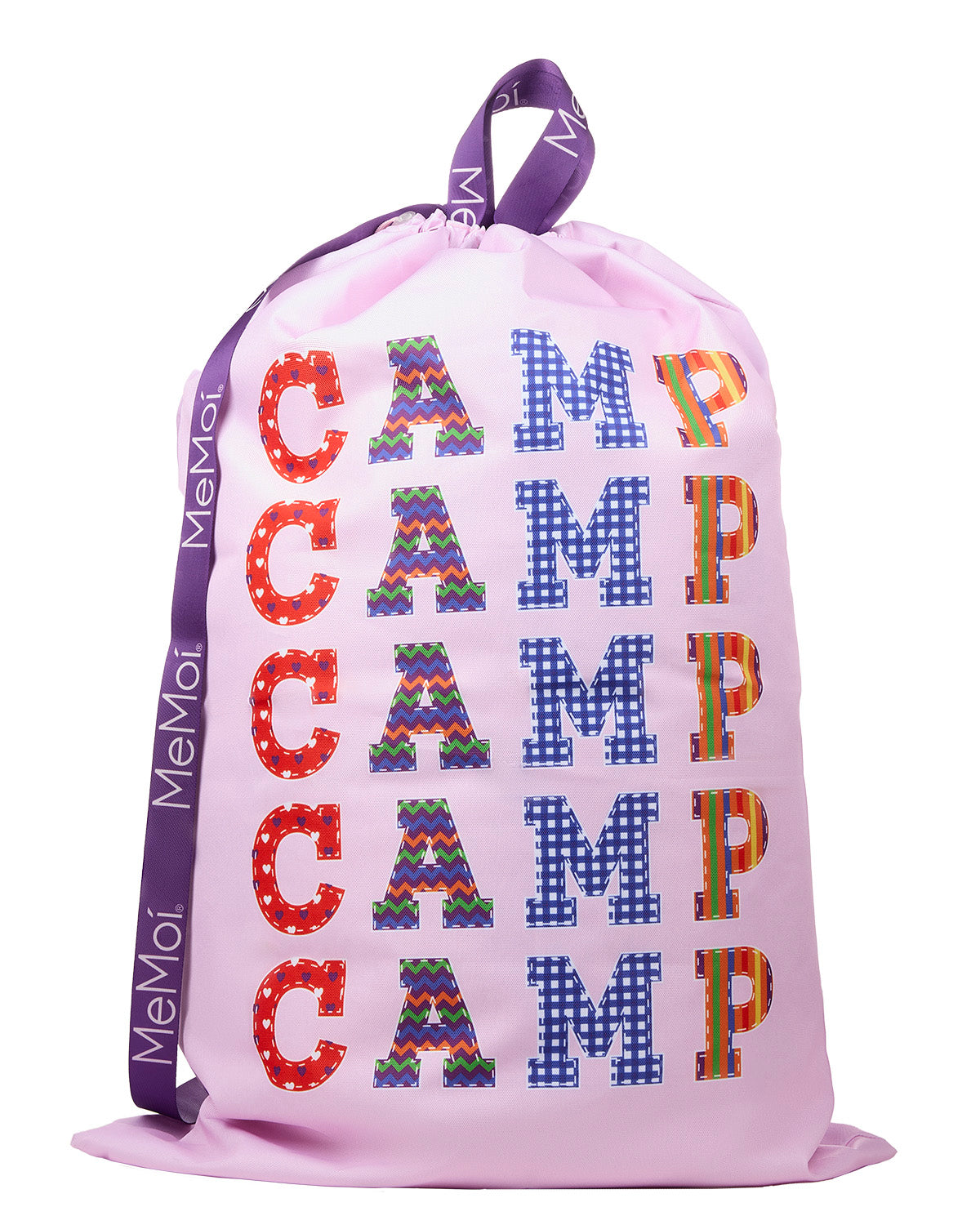 "Camp Camp Camp" Laundry Bag : Color: Lilac