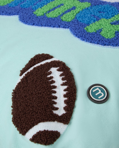 Boys Sports-Themed Summer Camp Autograph Pillow with Marker : Color: Sky Blue