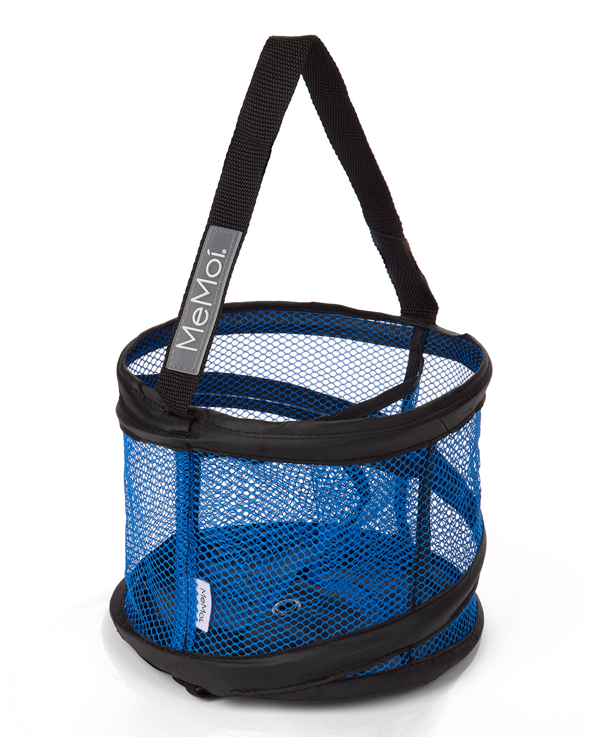 Collapsible Mesh Shower Caddy : Color: Black-Pink