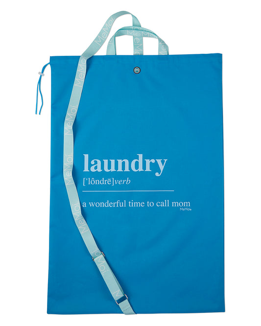 Kids Unisex "Time To Call Mom" Camp Laundry Bag with Shoulder Strap