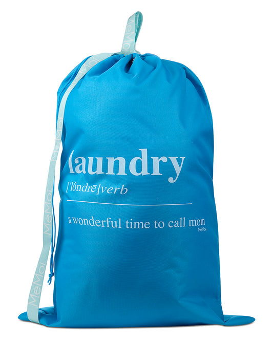 Kids Unisex "Time To Call Mom" Camp Laundry Bag with Shoulder Strap