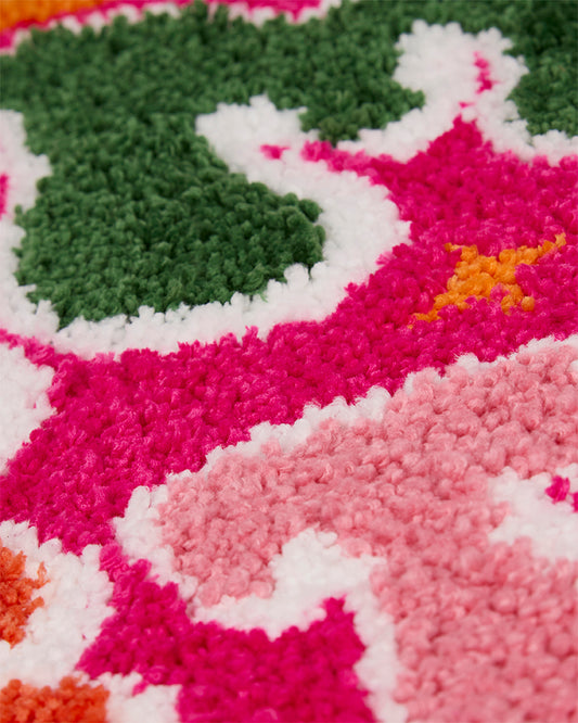 Girls "CampTastic" Cozy Plush Bedside Bunk Cabin Camp Mat