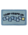 Boys "Camp Smile" Cozy Plush Bedside Bunk Cabin Camp Mat