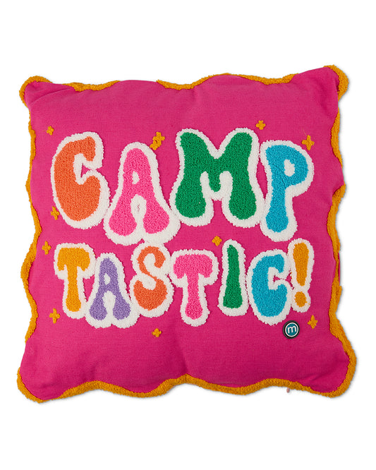 Girls "CampTastic" Autograph Camp Pillow Cushion