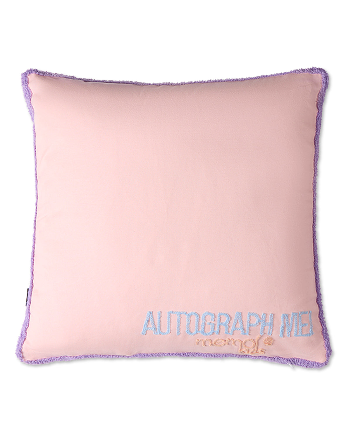 Girls "Camp Party" Plush-Embroidered Autograph Camp Pillow with Marker