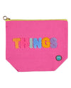 Girls "Things" Water-Resistant Toiletries Pouch for Camp and School
