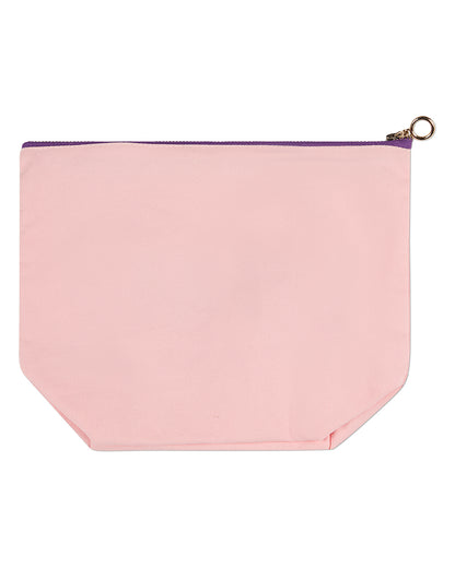 Girls "Camp Making Memories" Toiletries Pouch with Plush Graphics