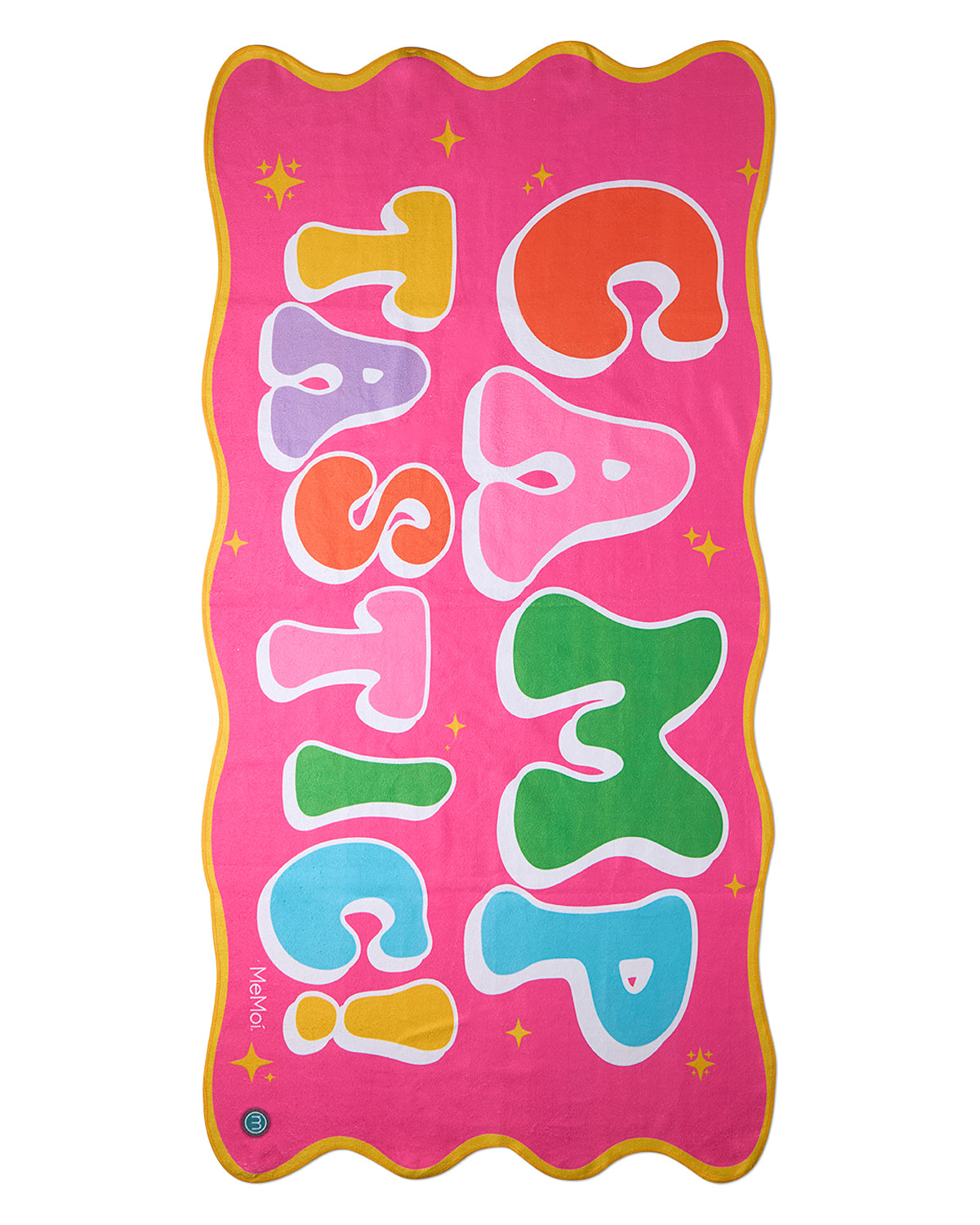 Girls "CampTastic" Cotton-Blend 30"W x 60"L Camp Beach Towel