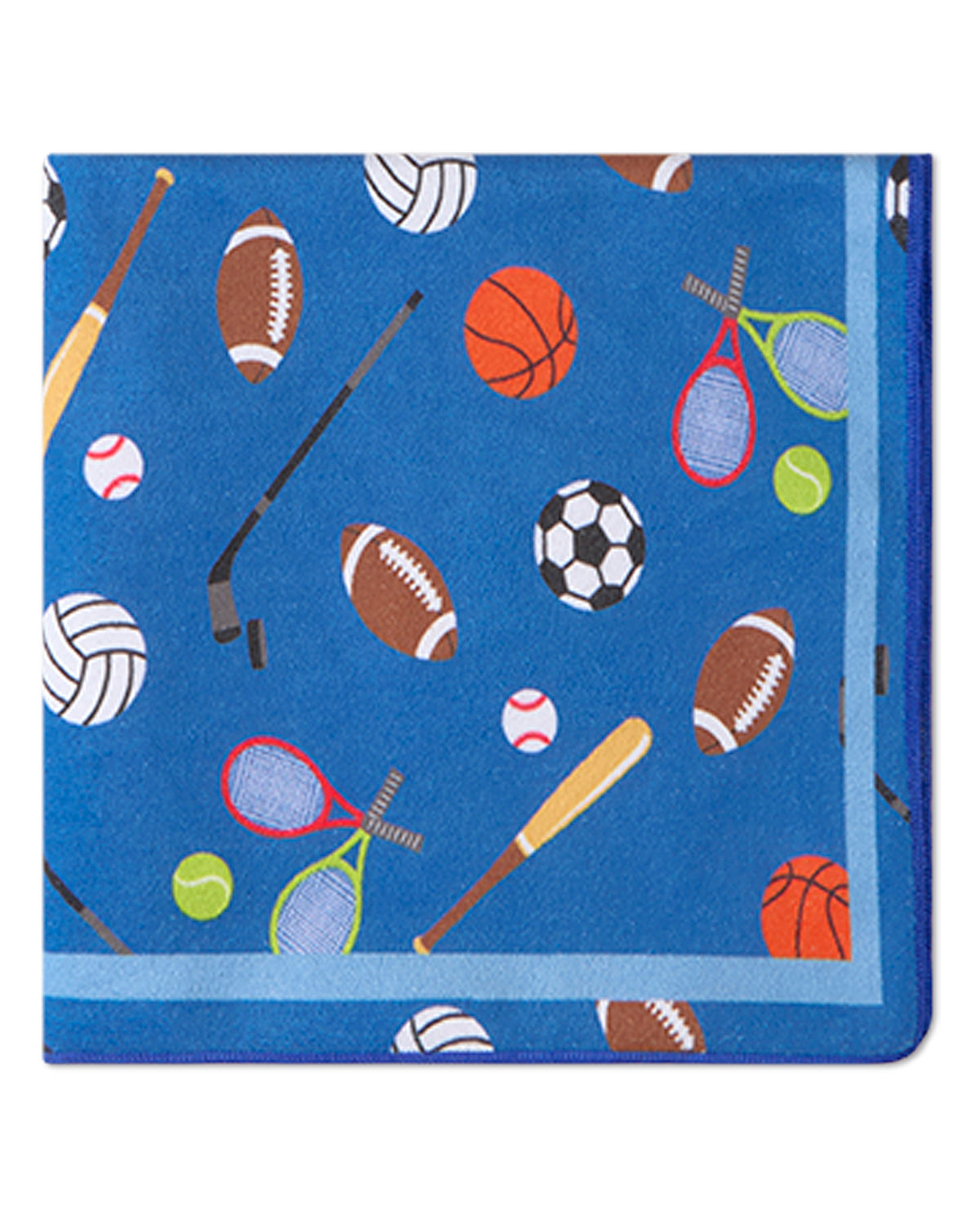 Boys All-Over Sports-Themed Cotton-Blend Terry 60" x 30" Beach Towel