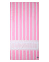 Kids "Summer"-Graphic Striped Cotton-Blend Terry Camp Beach Towel